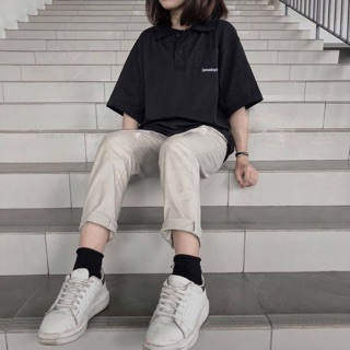 Tất vớ cổ ngắn nam nữ vớ trơn basic đen trắng, tất vớ cổ ngắn đen trắng cotton co giãn