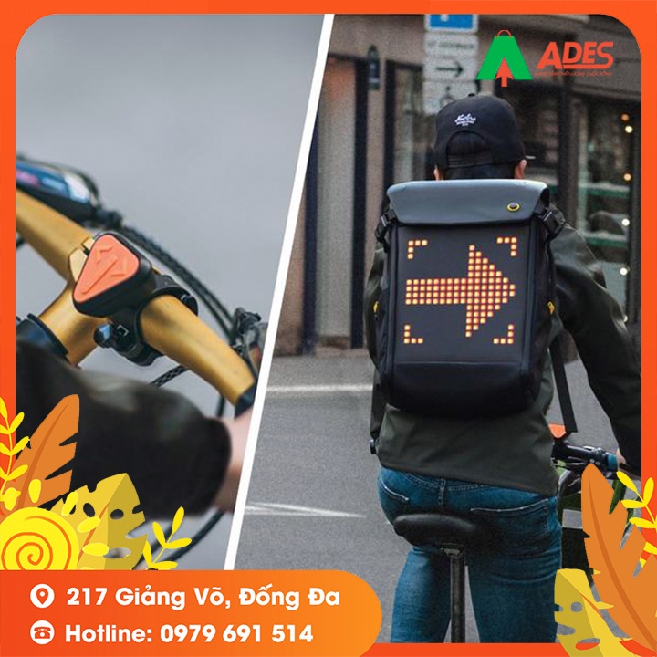 Balo Divoom Pixoo Backpack-M màn hình LED thông minh, sáng tạo - Bảo Hành Chính Hãng