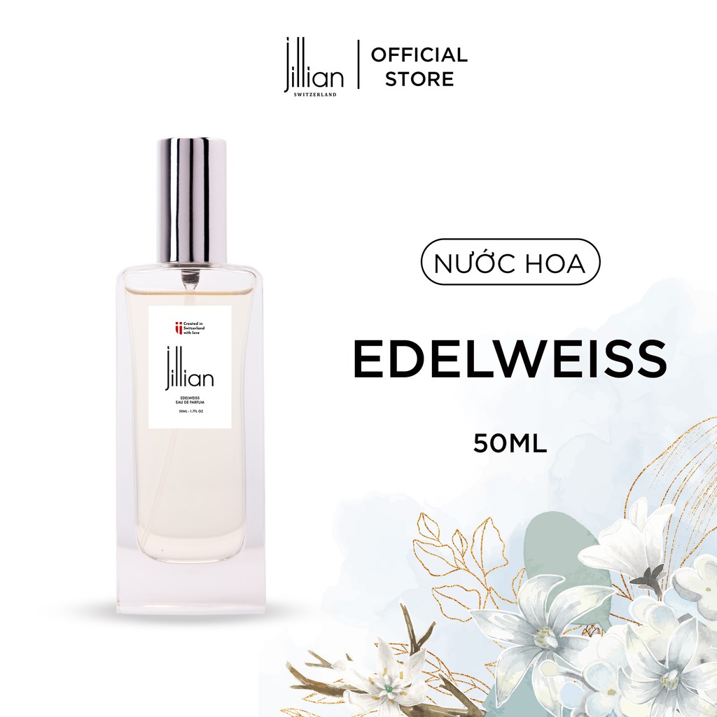 Nước hoa nữ Jillian: Edelweiss (EDP) 50ml hương hoa cỏ lôi cuốn