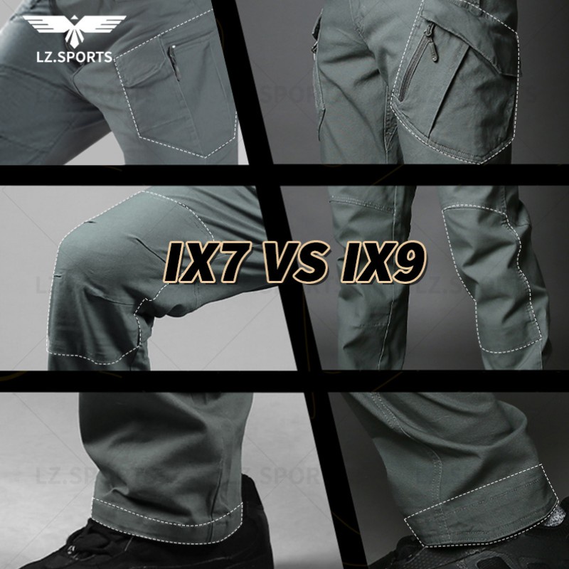 Quần Dài Chiến Thuật Họa Tiết Rằn Ri Cá Tính Cho Nam Ix9Stretch In Night Camo