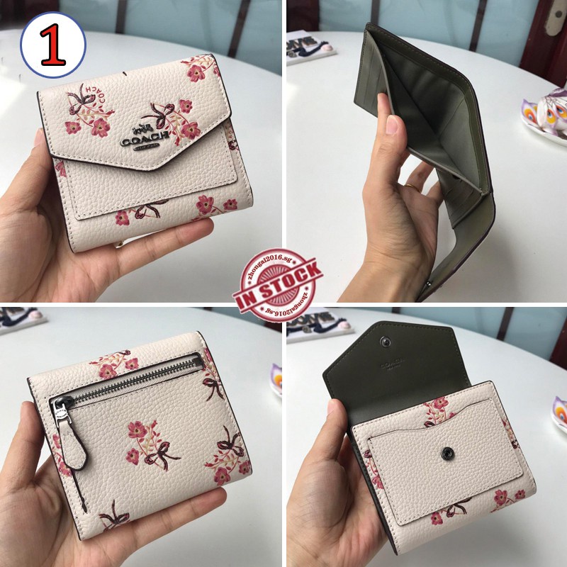 Ví COACH / ví nữ / ví ngắn / ví thời trang cổ điển / ví da 28445