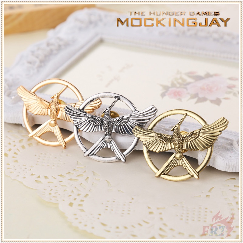 Ghim cài áo hình nhân vật phim The Hunger Games Mockingjay kiểu dáng sành điệu