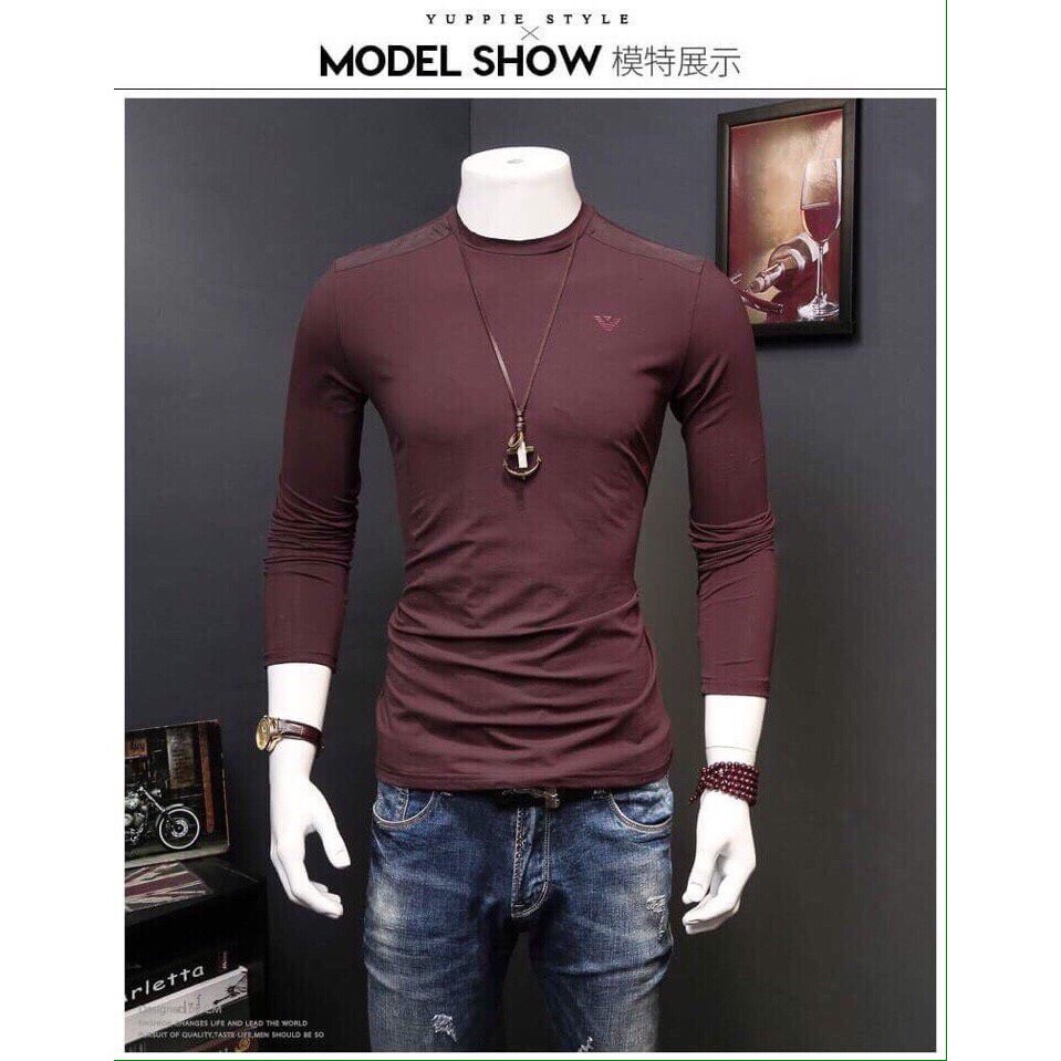 Áo thun dài tay cổ tròn thu đông thời trang - M L XL - DT154 | BigBuy360 - bigbuy360.vn