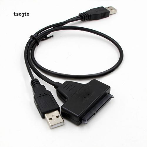 Cáp chuyển đổi USB 2.0 sang 2.5inch 22 7+15 Serial ATA SATA 2.0 HDD/SSD