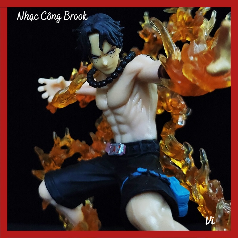 Mô Hình Portgas D Ace - Mô Hình Ace Hỏa Quyền One Piece Siêu Ngầu Đế Có Tên Nhân Vật Cao 15cm