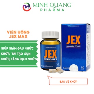 Viên uống JEX MAX hỗ trợ giảm đau nhức khớp, tái tạo sụn khớp, tăng dịch nhờn cho khớp hộp 30 viên