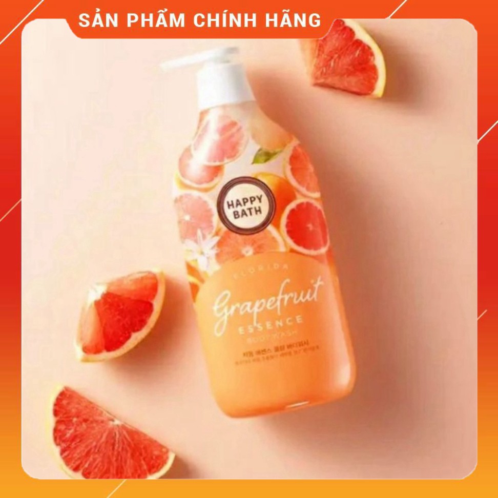 Sữa Tắm Hương Bưởi Tươi Mát Happy Bath Grapefruit Essence Cooling Body Wash