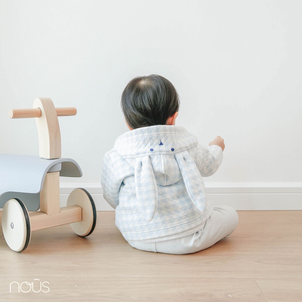 Áo khoác sơ sinh và trẻ em jacket zigzag đủ màu giữ nhiệt, thoáng khí Nu Choux - nous bình dương - BipbipStore