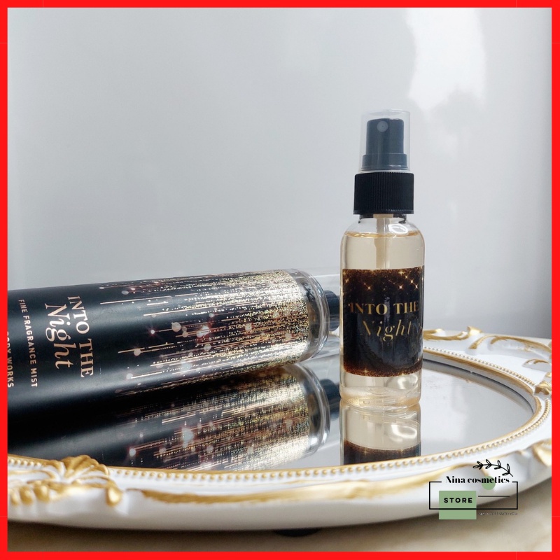 Xịt Thơm Body Mist Bath & Body Works Into The Night Hương Gỗ Dịu Nhẹ