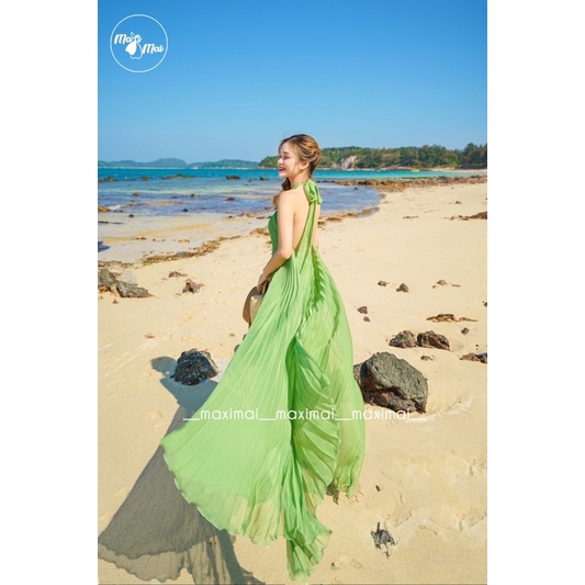 Yếm tơ dập ly hở lưng