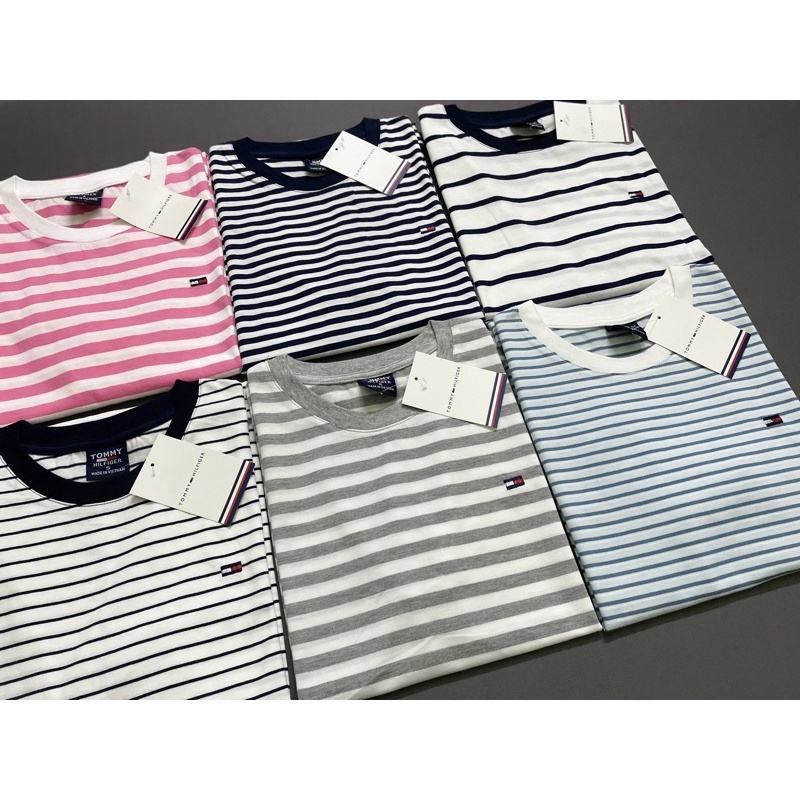 ÁO THUN SỌC TAY NGẮN