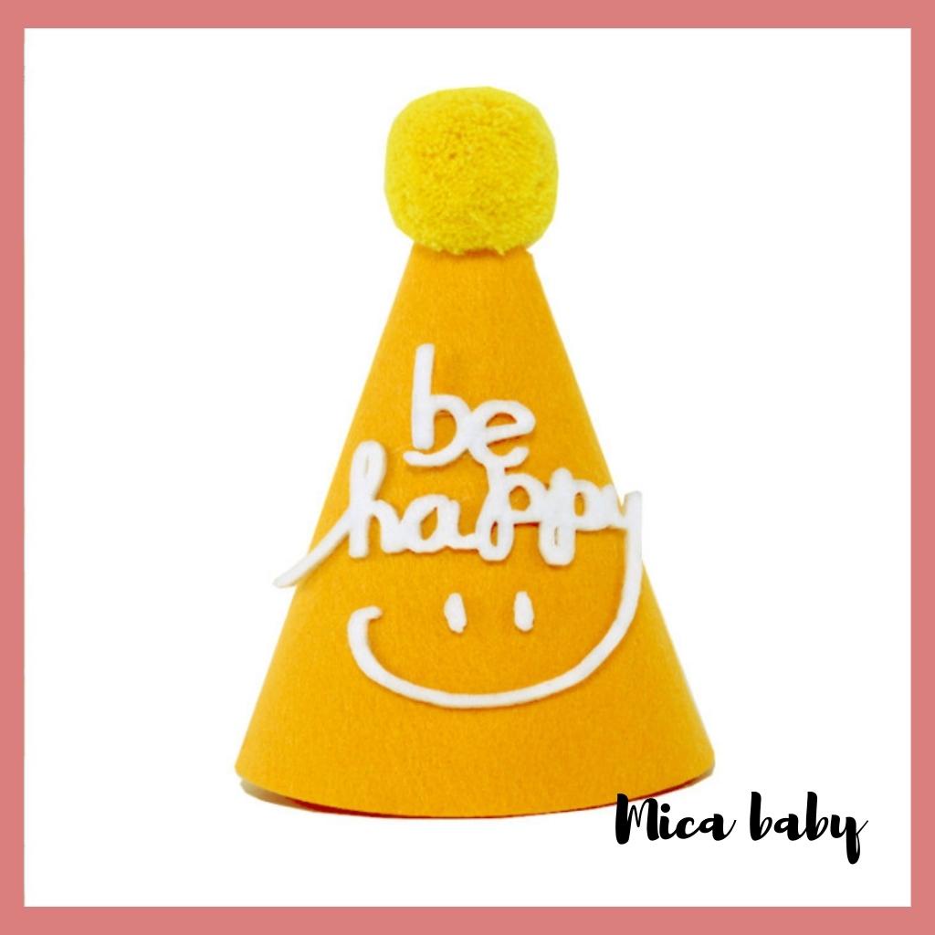 Mũ nón trang trí sinh nhật, trang trí Noel hình chóp đáng yêu cho bé Mica Baby M67