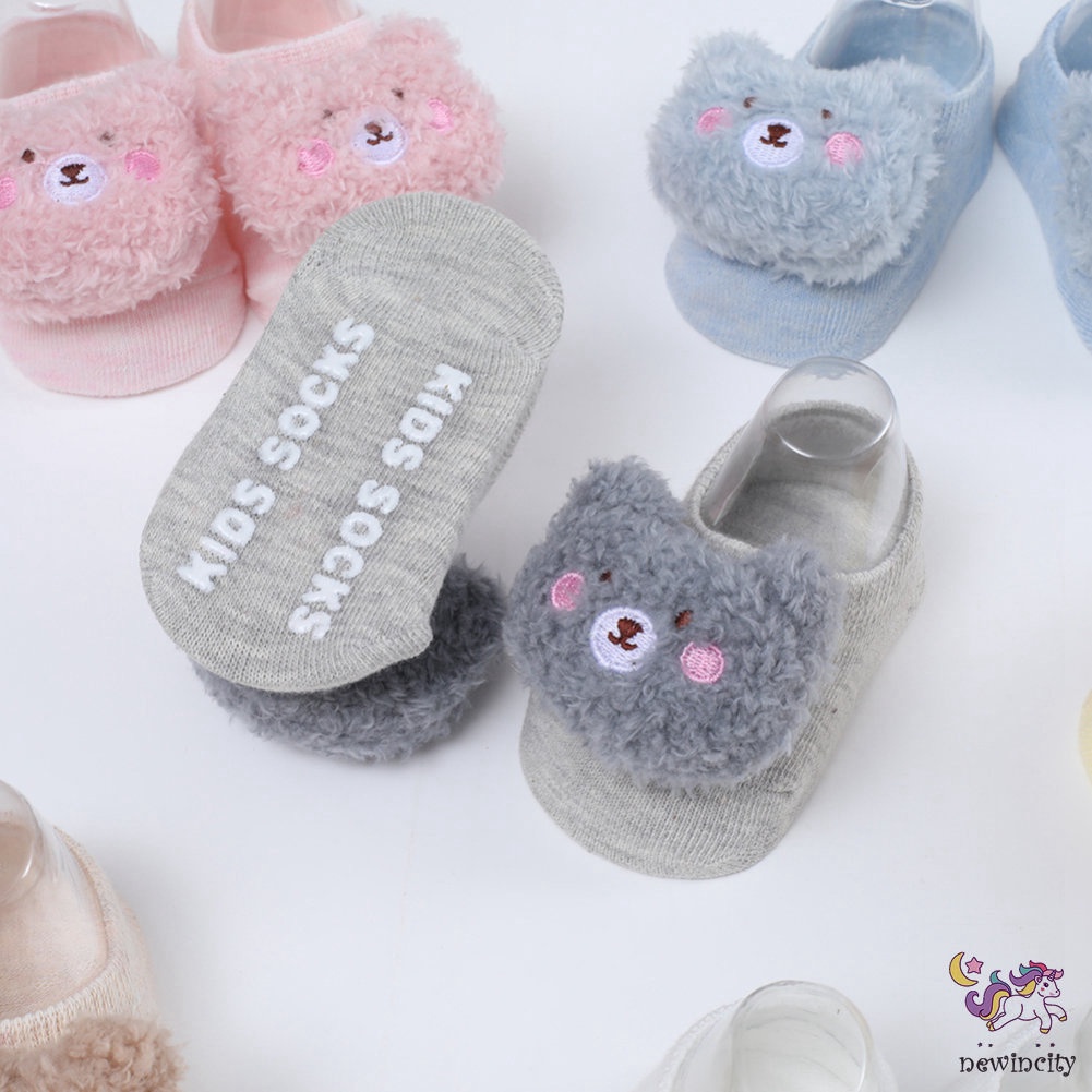 Tất Chống Trượt Hình Hoạt Hình Đáng Yêu Cho Trẻ Em