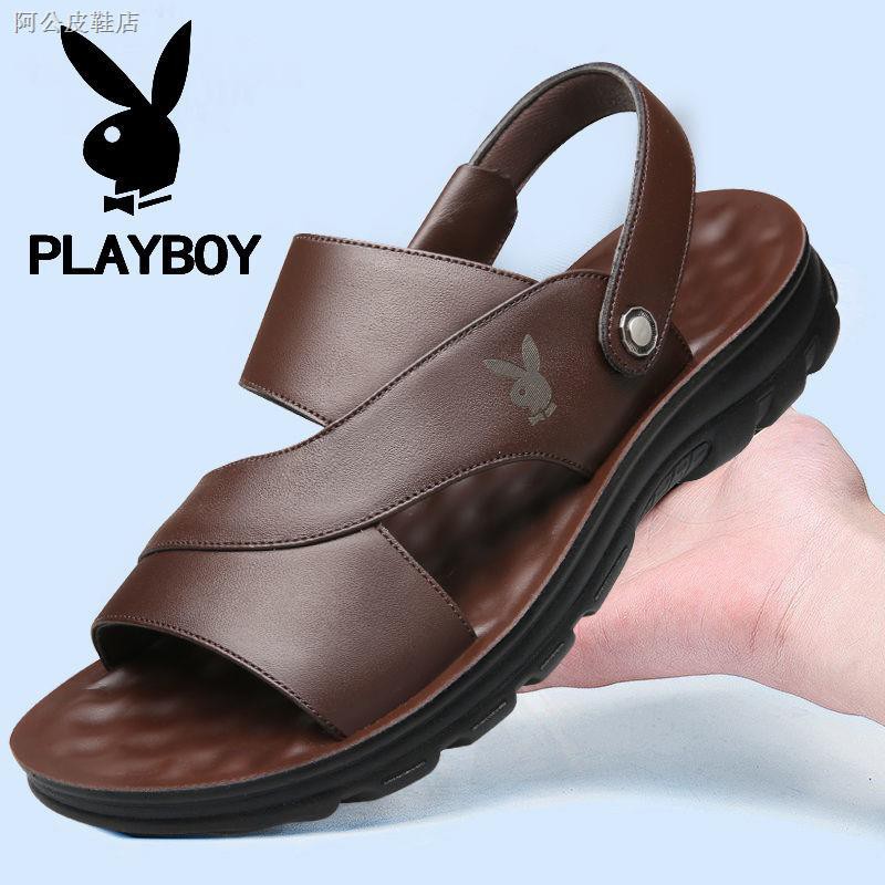 Playboy Giày Sandal Chống Trượt Chống Thấm Nước Thời Trang Cho Nam