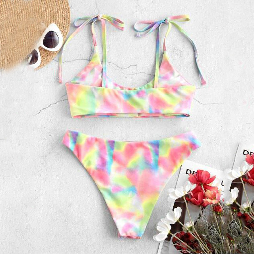 Bộ Bikini Mảnh Cột Dây Cổ Yếm Quyến Rũ Cho Nữ | BigBuy360 - bigbuy360.vn