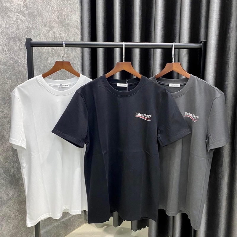 Áo thun - Balenciaga - BALENCIAGA WAVE LOGO PRINTED T-SHIRT