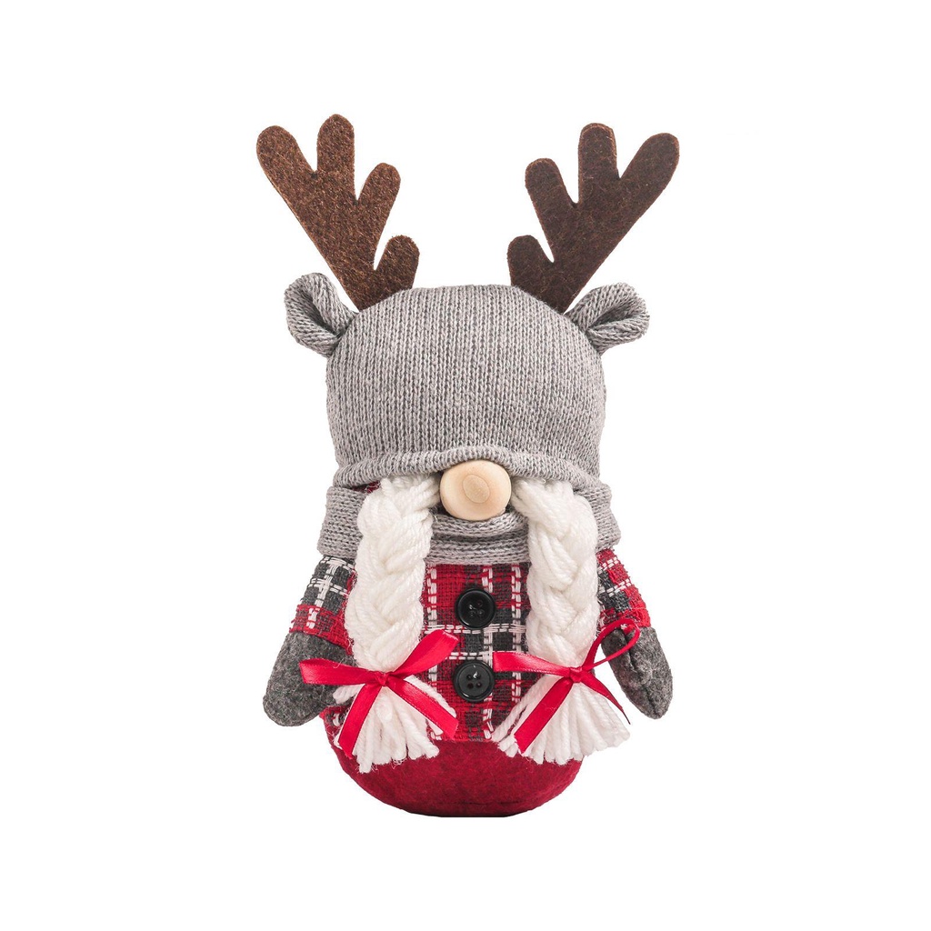 YNATURAL Tuần Lộc Nhồi Bông Trang Trí Giáng Sinh Mới