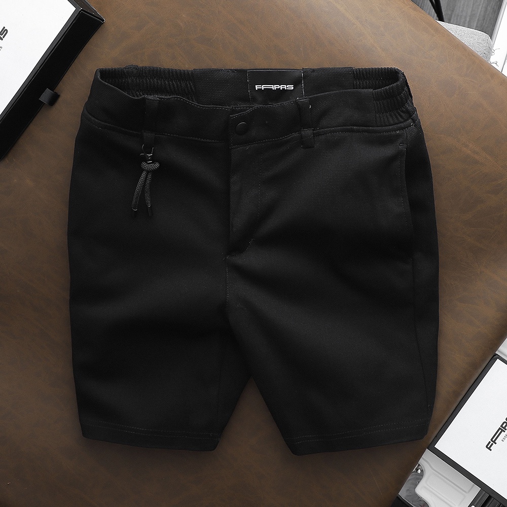 Quần Shorts Nam Dakota Kèm Phụ Kiện Treo Mẫu Basic Lịch Lãm Chất Liệu Pique Form Slimfit Tôn Dáng - FAPAS