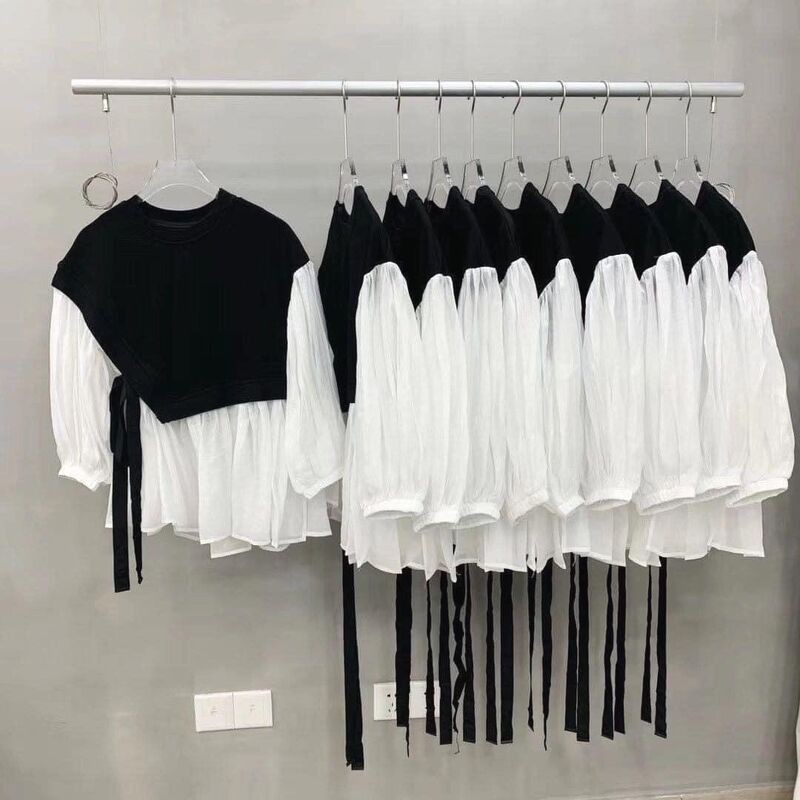 Áo babydoll kiểu tay bèo(video+ảnh thật) | BigBuy360 - bigbuy360.vn