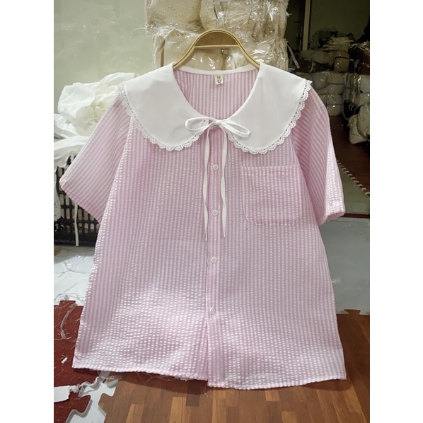 Áo sơ mi tiểu thư bánh bèo vintage