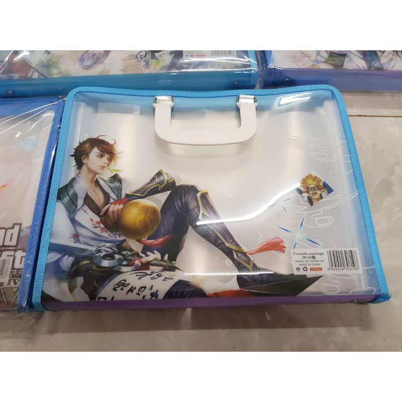 Cặp nhựa học thêm 7 ngăn loại dày dặn, chất lượng tốt