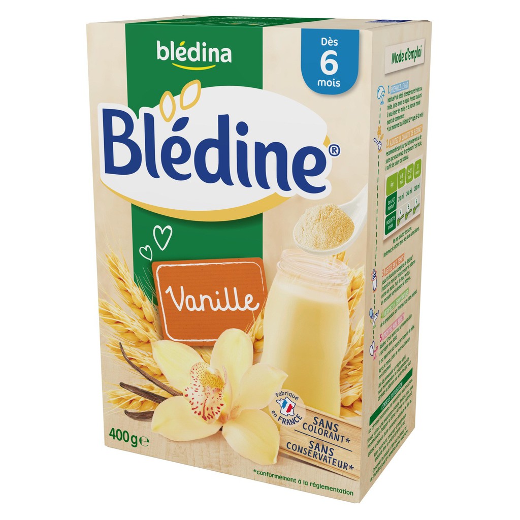 Bột lắc sữa Bledina các vị 400g (date tháng 12.2021)