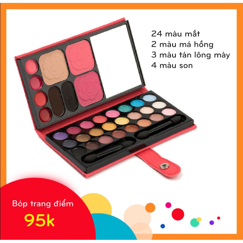 Sét trang điểm - com bo trang điểm Bộ trang điểm đầy đủ có bóp trang điểm | BigBuy360 - bigbuy360.vn