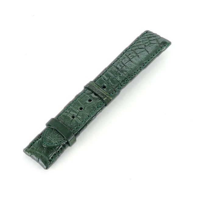 Dây đồng hồ Huy Hoàng da cá sấu size 16, 18, 20 màu xanh navy HP8258