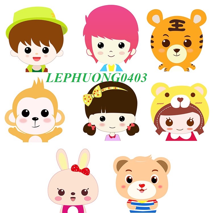 BÁN LẺ TỪNG TẤM NHỰA CỬA TỦ LẮP GHÉP HÌNH MÈO, HÌNH DOREMON, HÌNH KITTY ĐA NĂNG SIZE 35X35CM