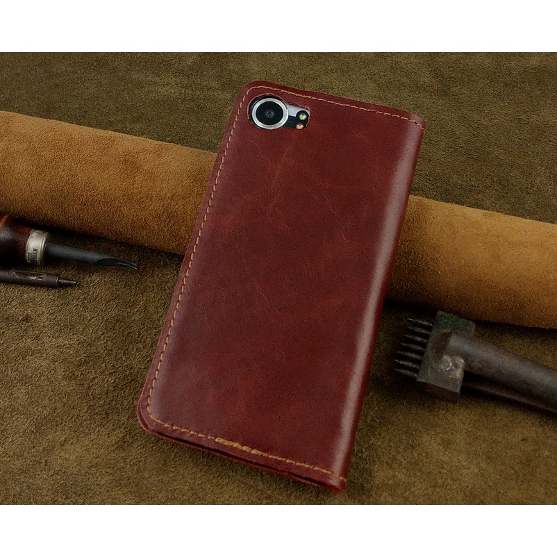 Bao Da Blackberry Keyone Handmade Da Bò Thật