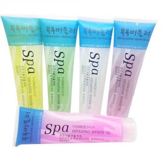   Chính Hãng  Kem tẩy da chết Spa Exfoliating Shower Gel 350ml Hàn Quốc 