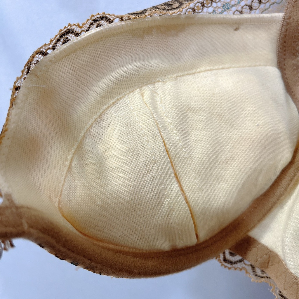 Áo ngực nữ ren nâng ngực chữ V Joy 8006 có gọng mút vừa có thể tháo rời size 34-36-38