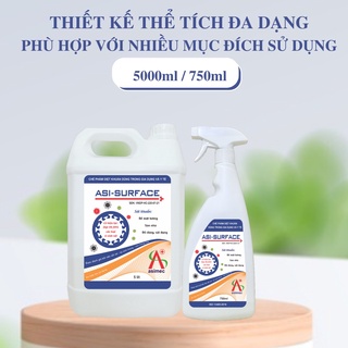 Dung dịch khử khuẩn bề mặt asi surface dùng trong gia dụng và y tế can 5 - ảnh sản phẩm 5