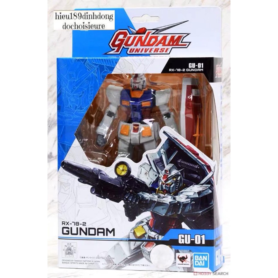 MÔ HÌNH GUNDAM UNIVERSE GU-01 RX-78-2 GUNDAM Full box chính hãng BANDAI