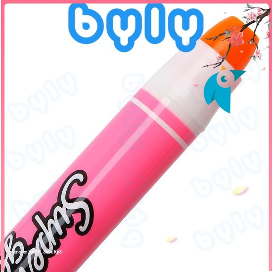 Super Gel Highlighter - bút dạ quang dạng sáp gel vặn xoay Monami sản phẩm chất lượng cao
