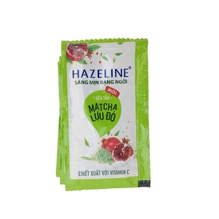 Sữa Tắm Dưỡng Sáng Da Hazeline Matcha Lựu Đỏ 6g dây 14 gói