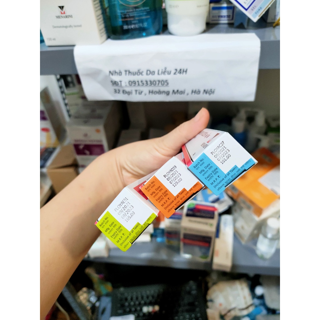 TRETINOIN ARET USP GEL GIẢM MỤN TRẺ HÓA DA  0,025% 0,05% 0,1% AUTH