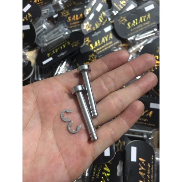 Cốt xỏ gác chân lắp cho xe máy Hon Ya chuẩn hàng inox 304 dùng cho gác chân sau QU17