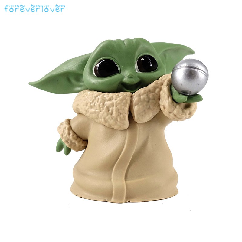 Set 5 Mô Hình Nhân Vật Baby Yoda Phim Star Wars 4