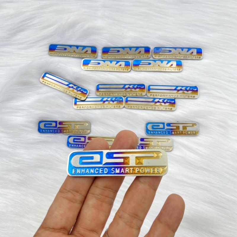 Tem Logo Titan Esp,Kn,Dna Dán Ốp Pô E Các Dòng Xe Tay Ga