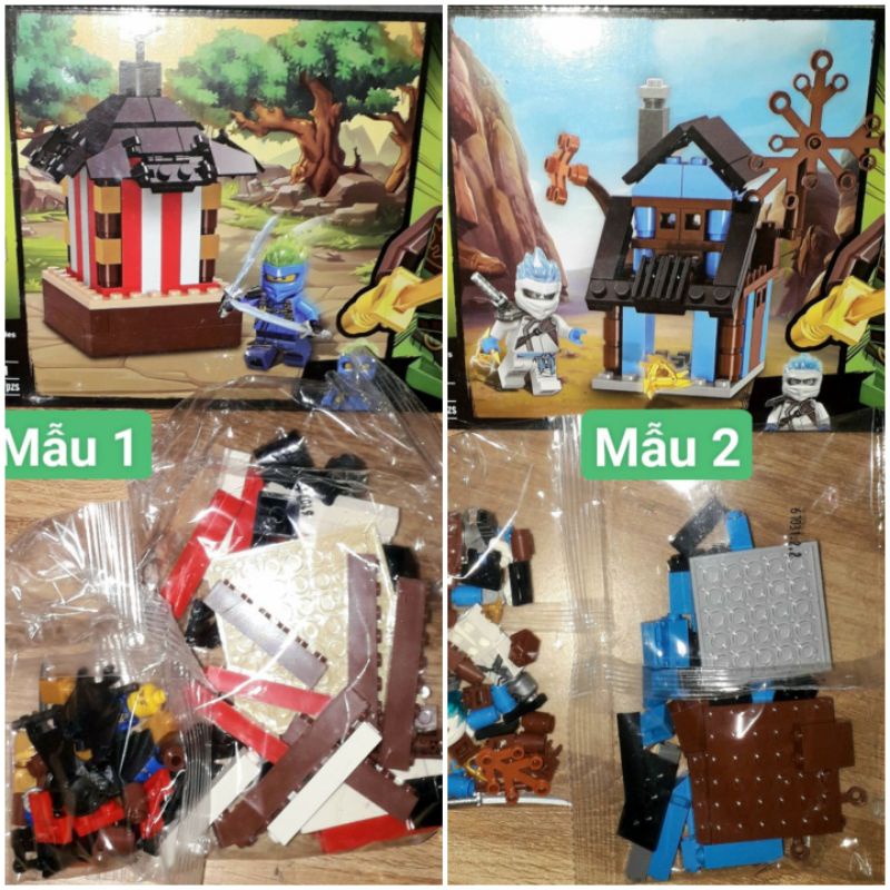 Lắp ráp 1 hộp LegoNinja Ngôi đền 61031 có nhiều chi tiết bằng nhựa ABS