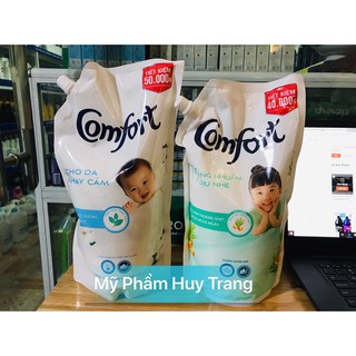 Nước xả vải em bé Comfort Kháng Khuẩn Dịu Nhẹ Túi 1.8