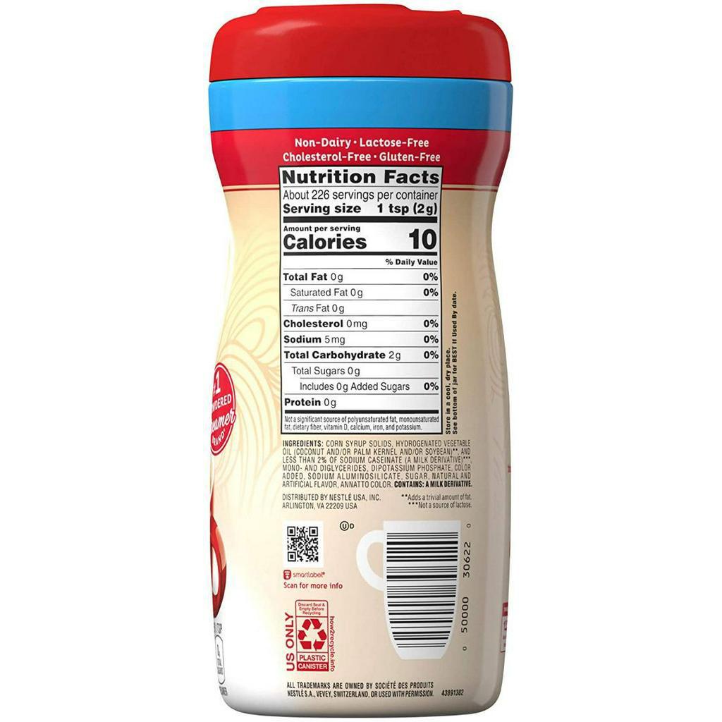 BỘT KEM SỮA KHÔNG ĐƯỜNG COFFEE MATE Fat Free The Original Powder Coffee Creamer 453.5g (16 oz)
