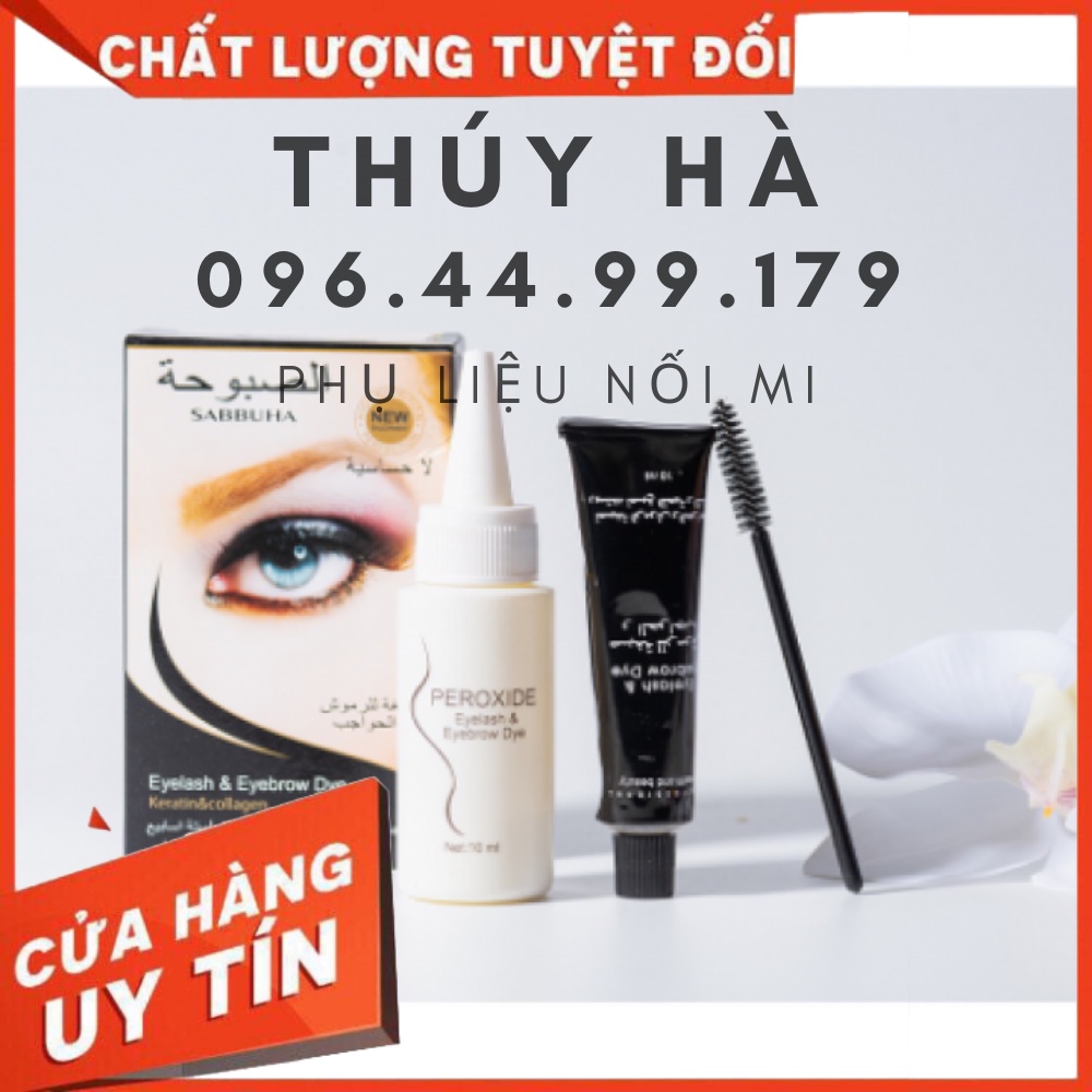 phủ đen mi_thuốc nhuộm mi_dụng cụ nối mi_THÚY HÀ