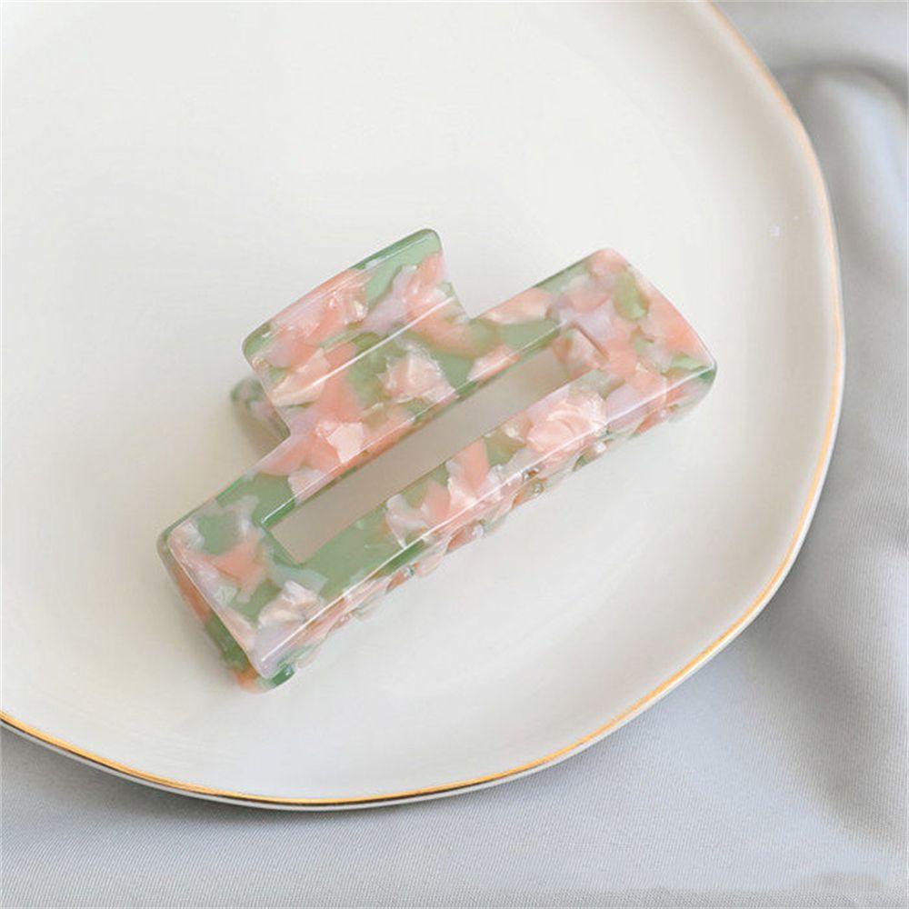 XIANTIN Kẹp Tóc Càng Cua Màu Trơn Trong Suốt Cho Nữ