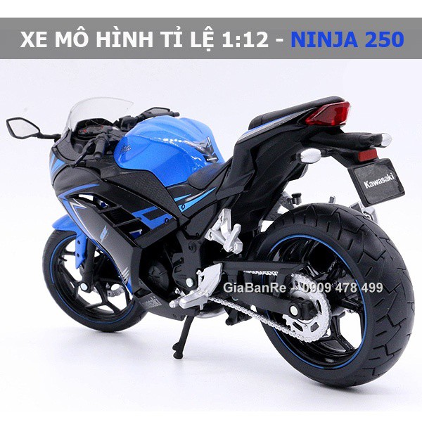 MS: 8690.3 - XE MÔ HÌNH TỈ LỆ 1:12 KAWASAKI NINJA 300 - JOYCITY - XANH DƯƠNG - KHÔNG HỘP