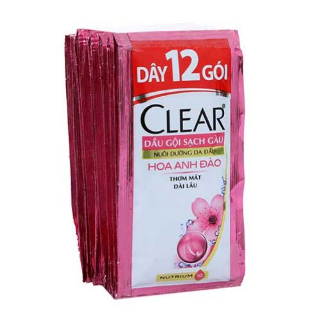 Dầu gội sạch gàu Clear Hoa anh đào 6g