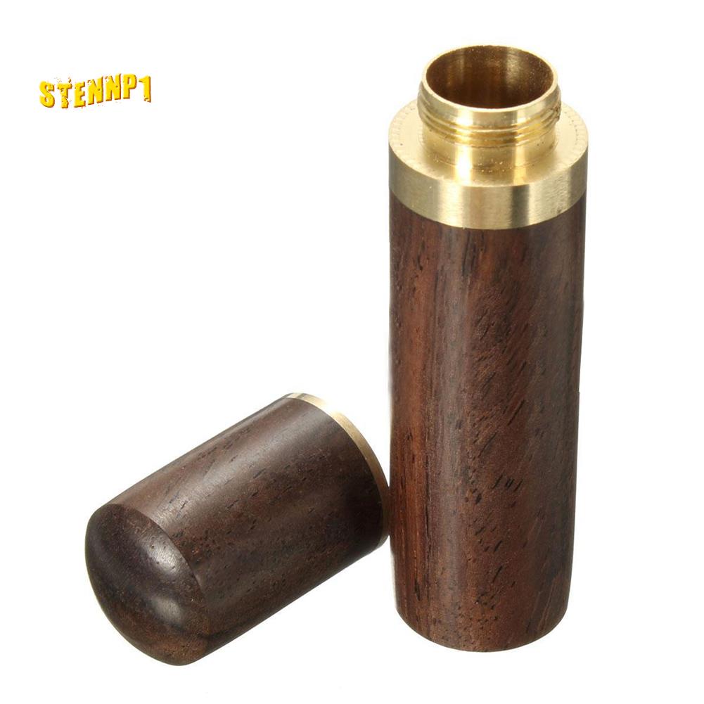 Hộp đựng tăm xỉa răng bằng gỗ mun 8x1.8cm