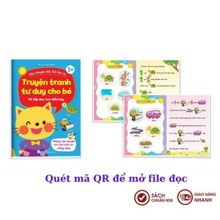 Sách - Truyện Tranh Tư Duy Cho Bé - Bộ 8 quyển dành cho các bé tập nói, tập đọc có File âm thanh nghe đọc kể truyện