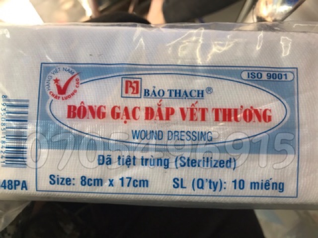 Bông Gạc Đắp Vết Thương BẢO THẠCH